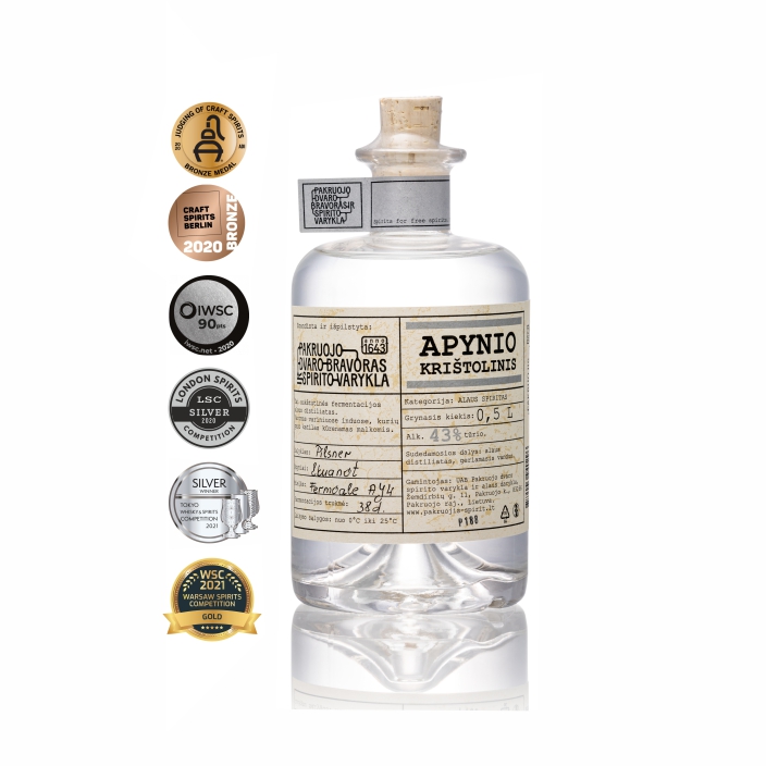 Apynio krištolinis, 0,5 l.