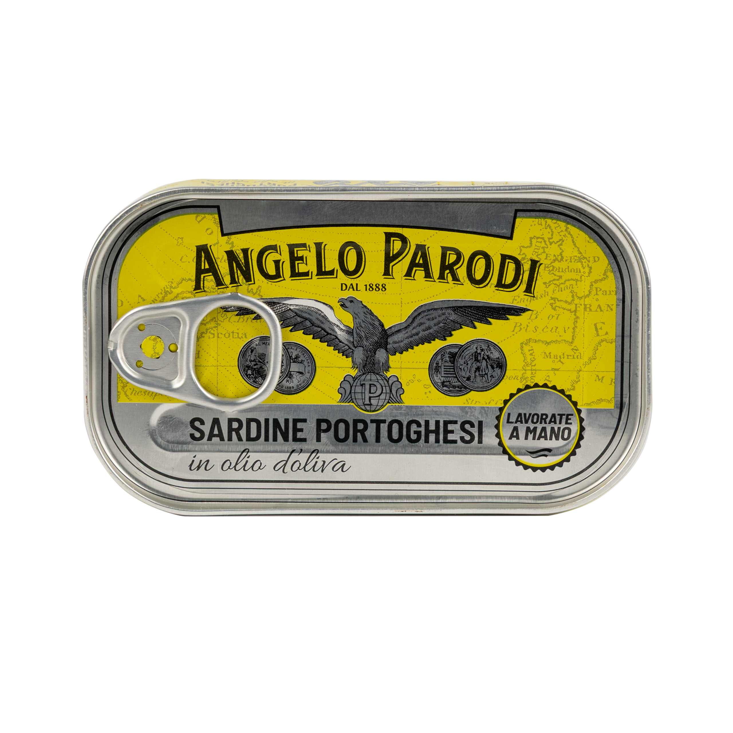 Portugališkos sardinės alyvuogių aliejuje, 120 g