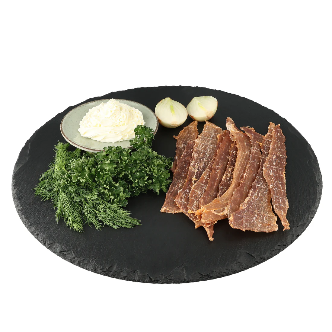Vytintos kiaulienos juostelės "Sour cream & onion", 70 g - Image 2