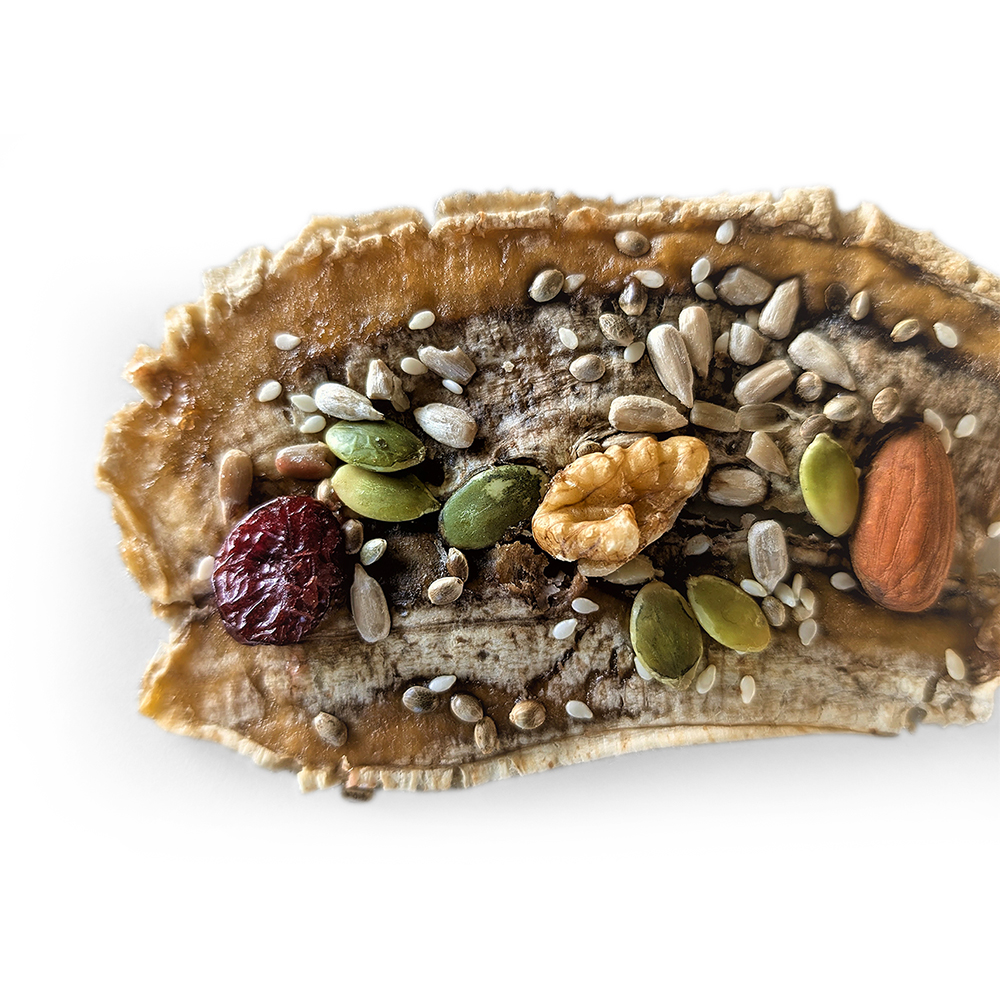 BANAMIX – vaisių, riešutų ir sėklų užkandis, 200 g - Image 2